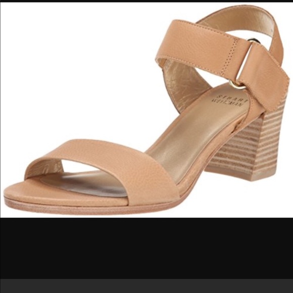 stuart weitzman chunky heel sandal